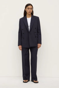 ASSEMBLY - ELLEN DOUBLE BREAST BLAZER / True Navy