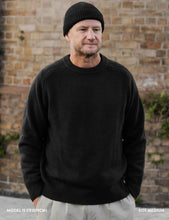 Load image into Gallery viewer, MR SIMPLE - FRED CREW KNIT - black
