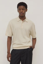 Load image into Gallery viewer, ASSEMBLY - HENRY KNIT POLO / LIMESTONE
