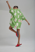 Load image into Gallery viewer, SUMMI SUMMI - BIG SHIRT TARRAGON
