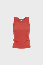 Load image into Gallery viewer, ROWIE - HUBERT KNIT TANK / Apple Red
