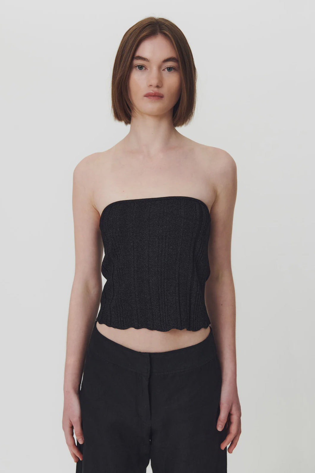 ROWIE - JOJO LUREX KNIT BANDEAU