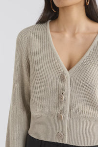 ELK - SAARI CARDIGAN / ecru