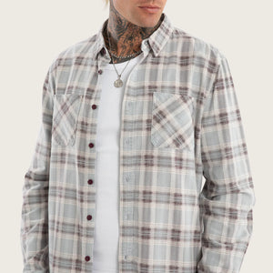 KISS CHACEY - DRIVER CASUAL L/S CHECK SHIRT