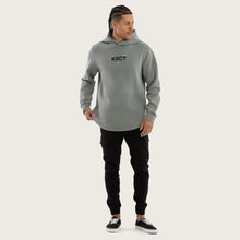 Load image into Gallery viewer, KISS CHACEY - REVERENCE DUAL CURVED HOODIE / pigment neutral grey
