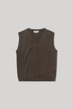 Load image into Gallery viewer, ASSEMBLY - LARA CASHMERE KNIT TANK - GANACHE MARLE
