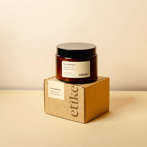 ETIKETTE SOY CANDLE - LARAPINTA / double wick