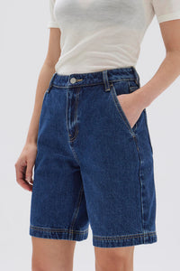 ASSEMBLY - LONGLINE DENIM SHORT /heritage blue