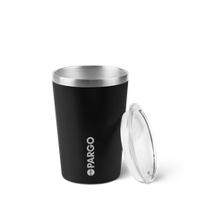 Load image into Gallery viewer, PARGO - 12oz INSULATED COFFEE CUP - MIDNIGHT BLACK
