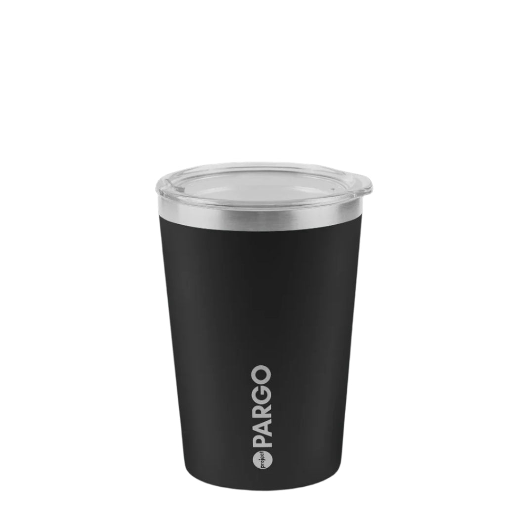 PARGO - 12oz INSULATED COFFEE CUP - MIDNIGHT BLACK