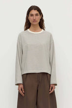 Load image into Gallery viewer, ASSEMBLY - MALONE STRIPE WIDE SLEEVE TEE / cream black
