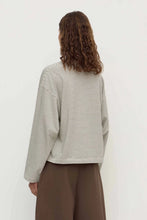 Load image into Gallery viewer, ASSEMBLY - MALONE STRIPE WIDE SLEEVE TEE / cream black
