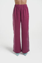 Load image into Gallery viewer, SUMMI SUMMI - SIG LINEN PANT PLUM
