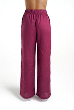 Load image into Gallery viewer, SUMMI SUMMI - SIG LINEN PANT PLUM
