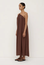 Load image into Gallery viewer, ASSEMBLY - MILA ASYMMETRICAL MAXI DRESS / espresso
