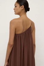 Load image into Gallery viewer, ASSEMBLY - MILA ASYMMETRICAL MAXI DRESS / espresso
