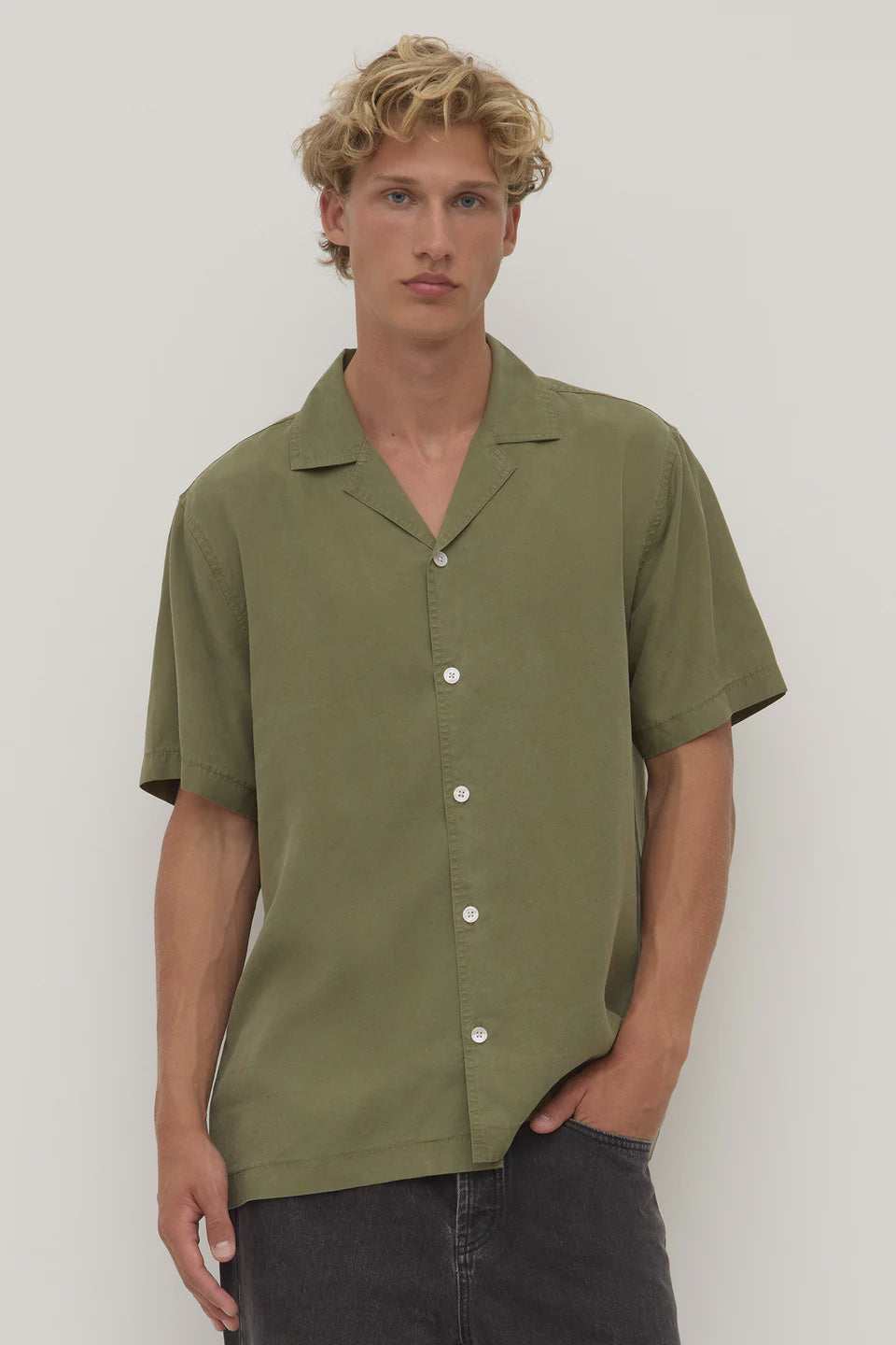 ASSEMBLY - MILLER SHORT SLEEVE SHIRT / CHIVE