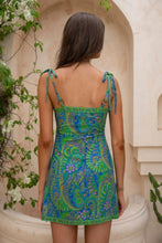 Load image into Gallery viewer, NINE LIVES BAZAAR - SUNNY MINI DRESS - LAGOON
