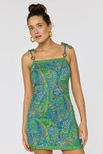 Load image into Gallery viewer, NINE LIVES BAZAAR - SUNNY MINI DRESS - LAGOON
