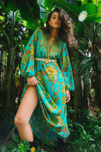 Load image into Gallery viewer, NINE LIVES BAZAAR - ORION MAXI DRESS / peacock
