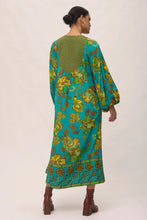 Load image into Gallery viewer, NINE LIVES BAZAAR - ORION MAXI DRESS / peacock
