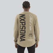 Load image into Gallery viewer, NENA &amp; PASADENA - MATE DUAL CURVED SWEATER / KHAKI
