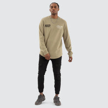 Load image into Gallery viewer, NENA &amp; PASADENA - MATE DUAL CURVED SWEATER / KHAKI
