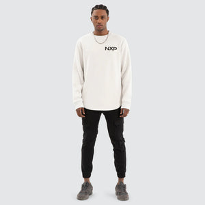 NENA & PASADENA - EPIC DUAL CURVED SWEATER/ GLACIER GREY