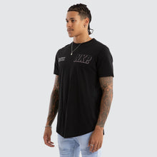 Load image into Gallery viewer, NXP - BURNS DUAL CURVED TEE / jet black
