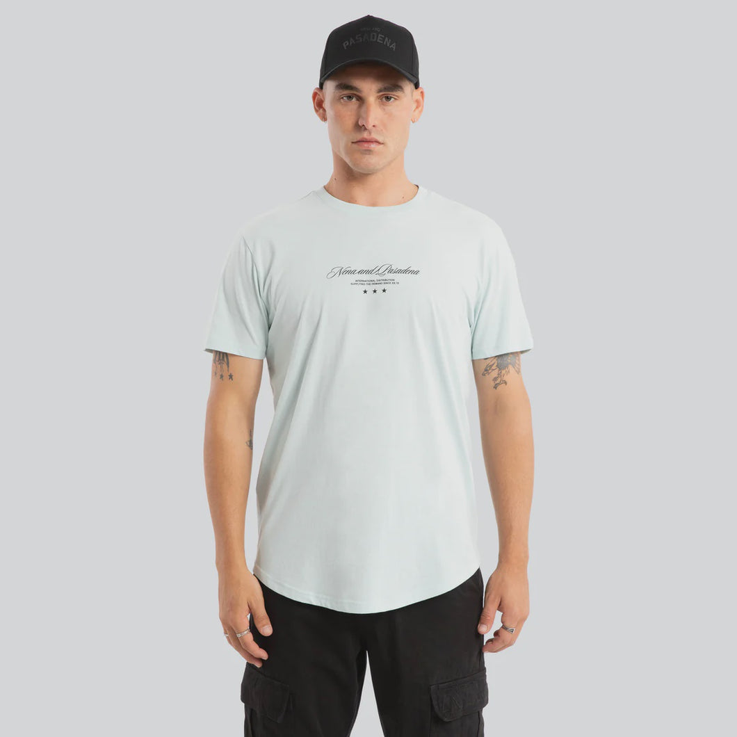 NXP - JUNCTURE DUAL CURVED TEE / pastel blue