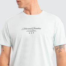 Load image into Gallery viewer, NXP - JUNCTURE DUAL CURVED TEE / pastel blue
