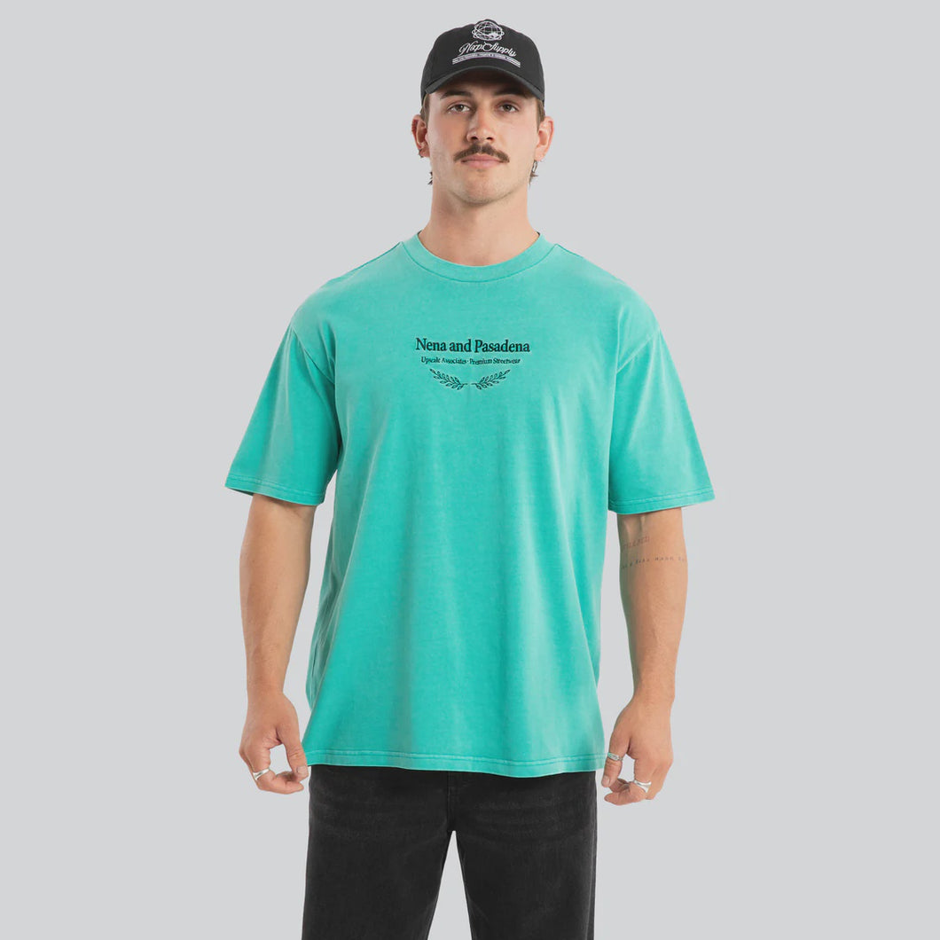 NXP - BUFFER BOX FIT TEE / pigment arcadia