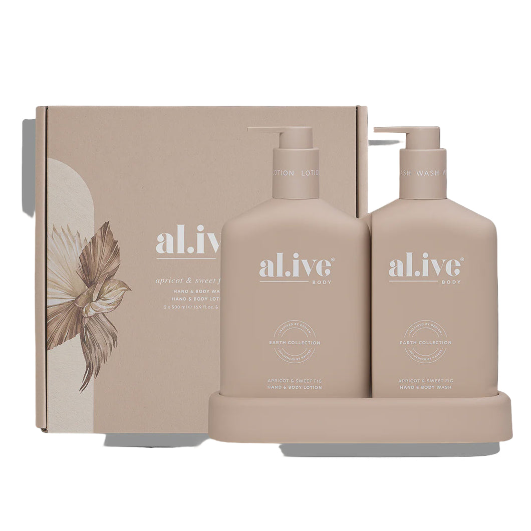 AL.IVE - WASH & LOTION DUO - APRICOT & SWEET FIG