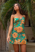 Load image into Gallery viewer, NINE LIVES BAZAAR - SUNKISSED MINI DRESS / atlantis

