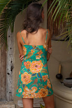Load image into Gallery viewer, NINE LIVES BAZAAR - SUNKISSED MINI DRESS / atlantis
