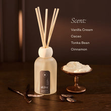Load image into Gallery viewer, ALIVE - REED DIFFUSER VANILLA CREAM &amp; TONKA BEAN
