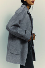 Load image into Gallery viewer, ASSEMBLY - PIERRA WOOL COAT / GREY MARLE
