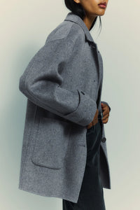 ASSEMBLY - PIERRA WOOL COAT / GREY MARLE