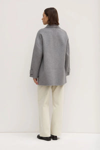 ASSEMBLY - PIERRA WOOL COAT / GREY MARLE
