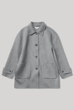 Load image into Gallery viewer, ASSEMBLY - PIERRA WOOL COAT / GREY MARLE
