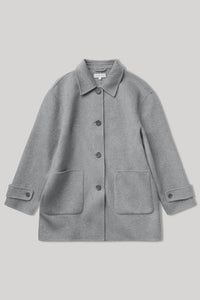 ASSEMBLY - PIERRA WOOL COAT / GREY MARLE