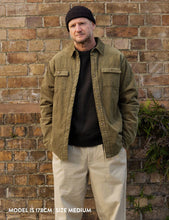 Load image into Gallery viewer, MR SIMPLE - QUILTED CORD JACKET / ARMY
