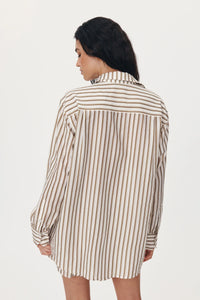 ROWIE - RAMONA STRIPE L/S SHIRT