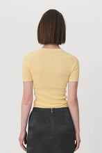 Load image into Gallery viewer, ROWIE - RIB KNIT TEE - BUTTER
