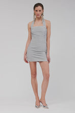 Load image into Gallery viewer, SUBOO - STEVIE DRESS  HALTER / silver
