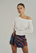 Load image into Gallery viewer, SUMMI SUMMI - ASYM SKORT BORDEAUX
