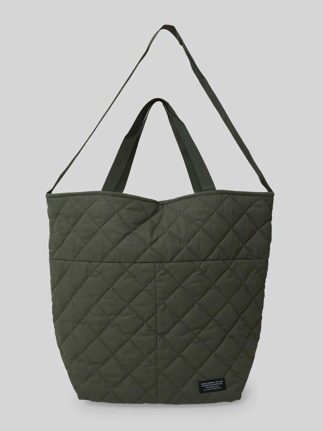 THRILLS - MILITARY RIPSTOP TOTE in Army Green