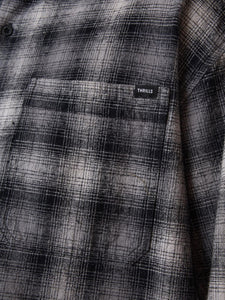 THRILLS - BARRIO L/S FLANNEL SHIRT - black