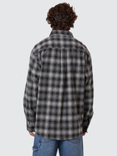 Load image into Gallery viewer, THRILLS - BARRIO L/S FLANNEL SHIRT - black
