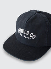 Load image into Gallery viewer, THRILLS - HARD KNOCKS COLLEGE 5 PANEL CAP / black
